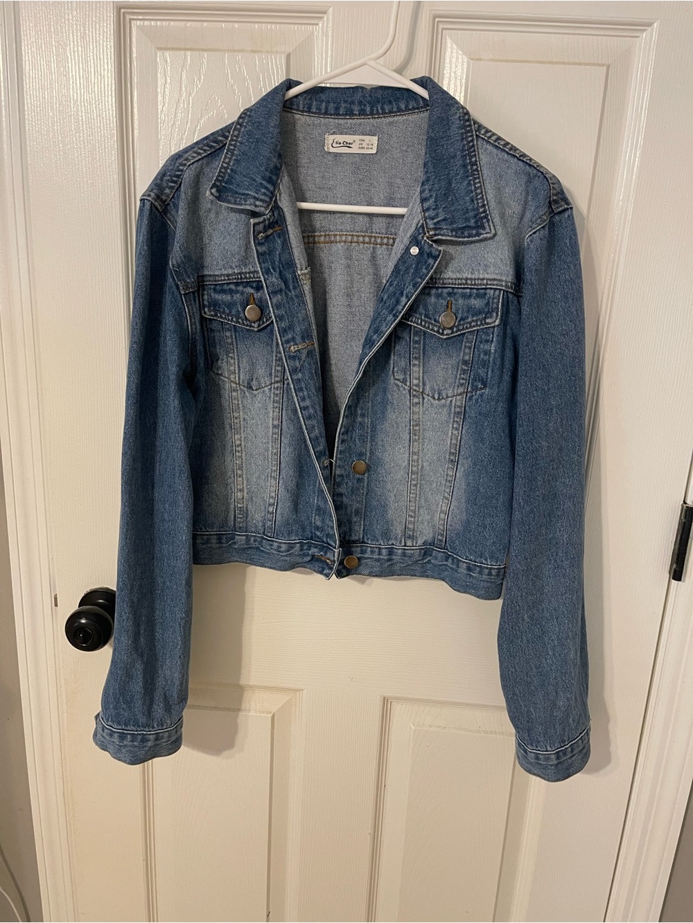Light Blue Denim Jacket with Classic Trucker Style
